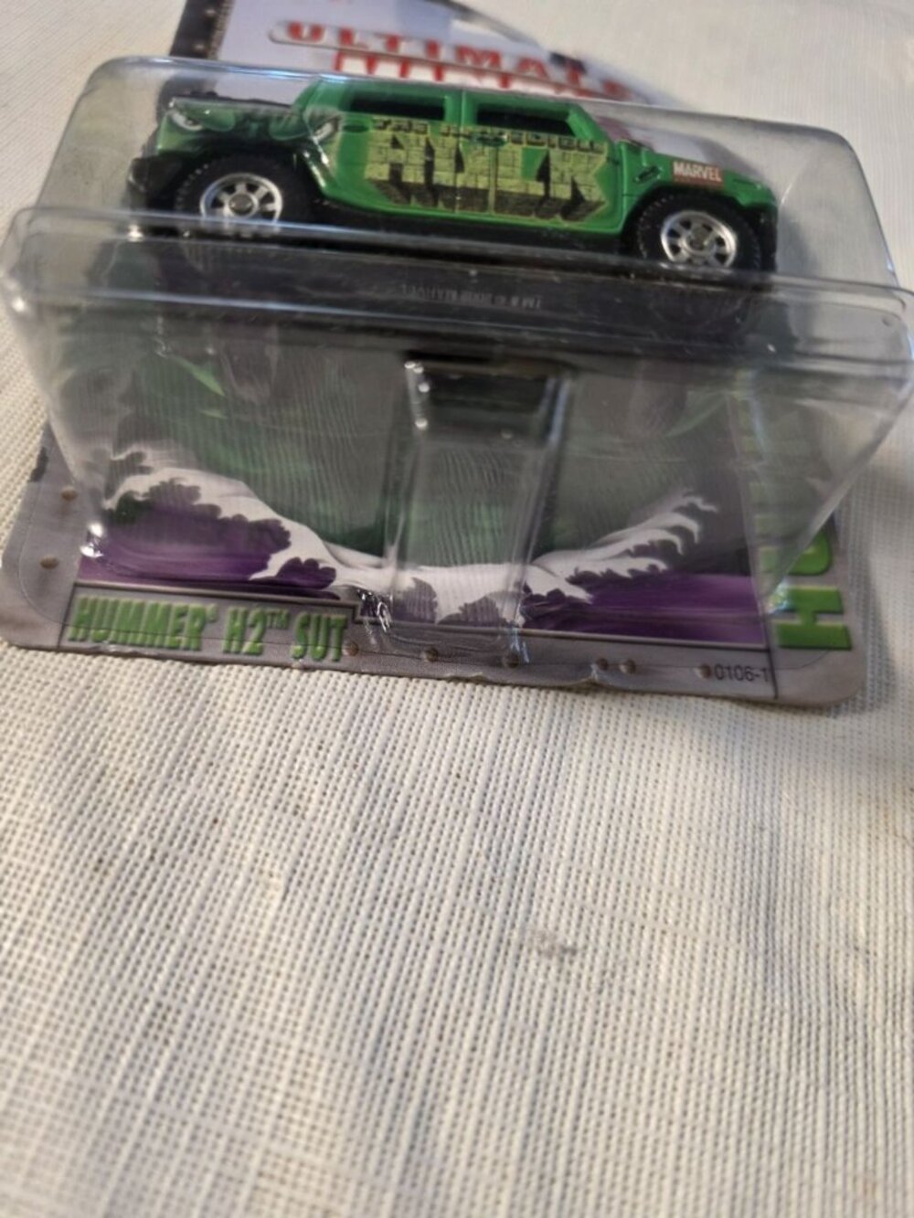 2002 Incredible Hulk Hummer Maisto Ultimate Marvel Die-Cast Collection Series #1 - Picture 3 of 6